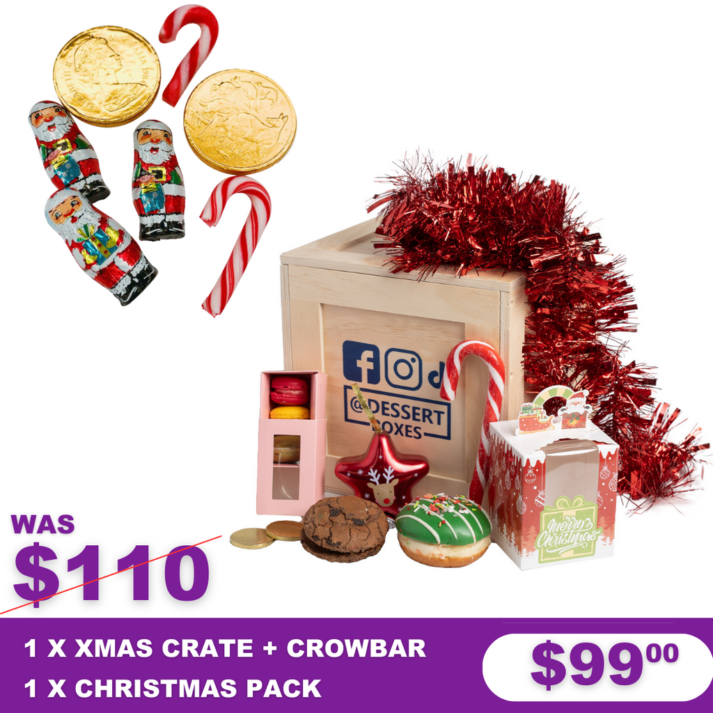 Christmas Crate with Crowbar + Free Christmas Pack Dessert Boxes