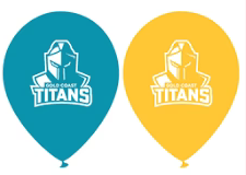 2X NRL Titans Balloons