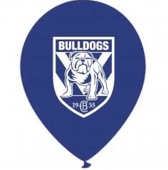 2X NRL Bulldogs Balloons