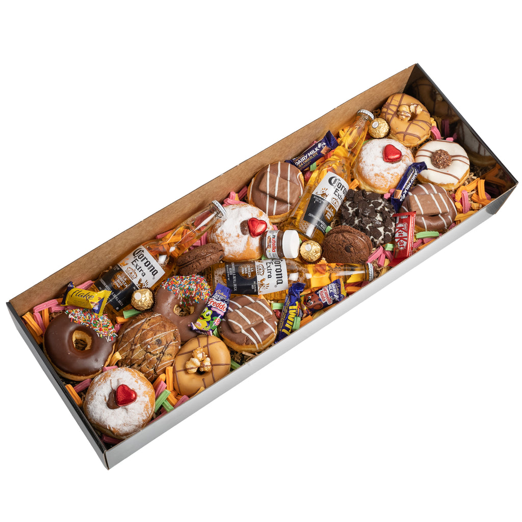 Giant Beer and Donut Box Dessert Boxes