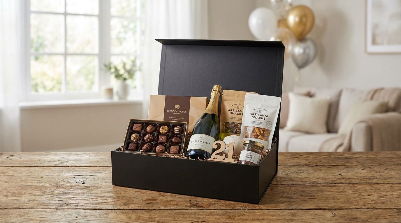Gift hampers for 21st birthday celebrations