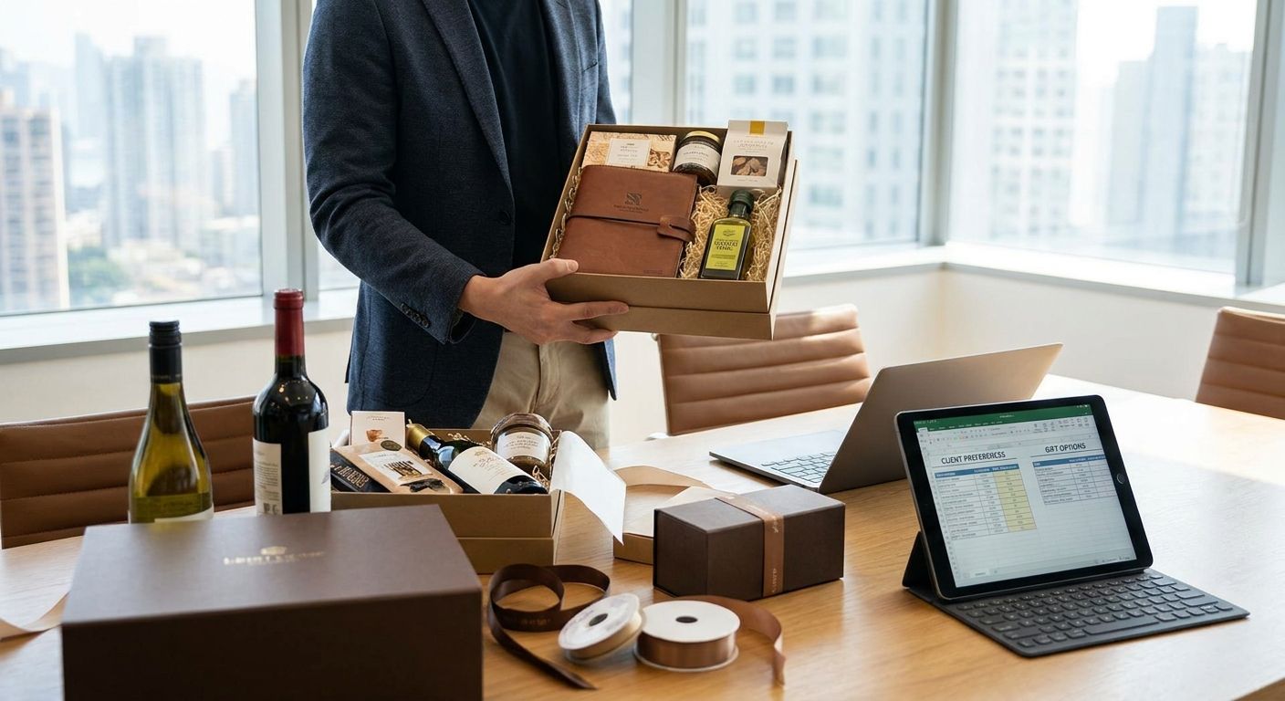 How to choose a corporate gift hamper for clients