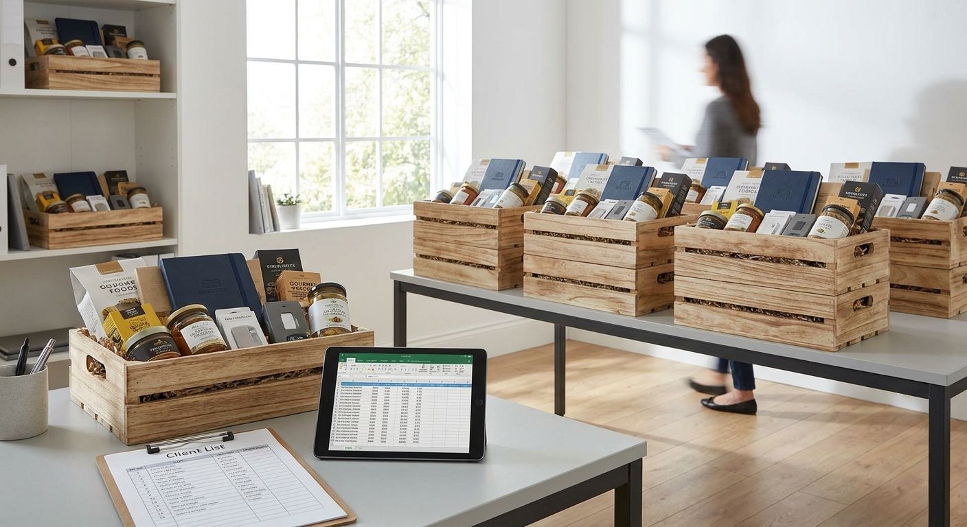 How to order corporate gifts in bulk for a client list