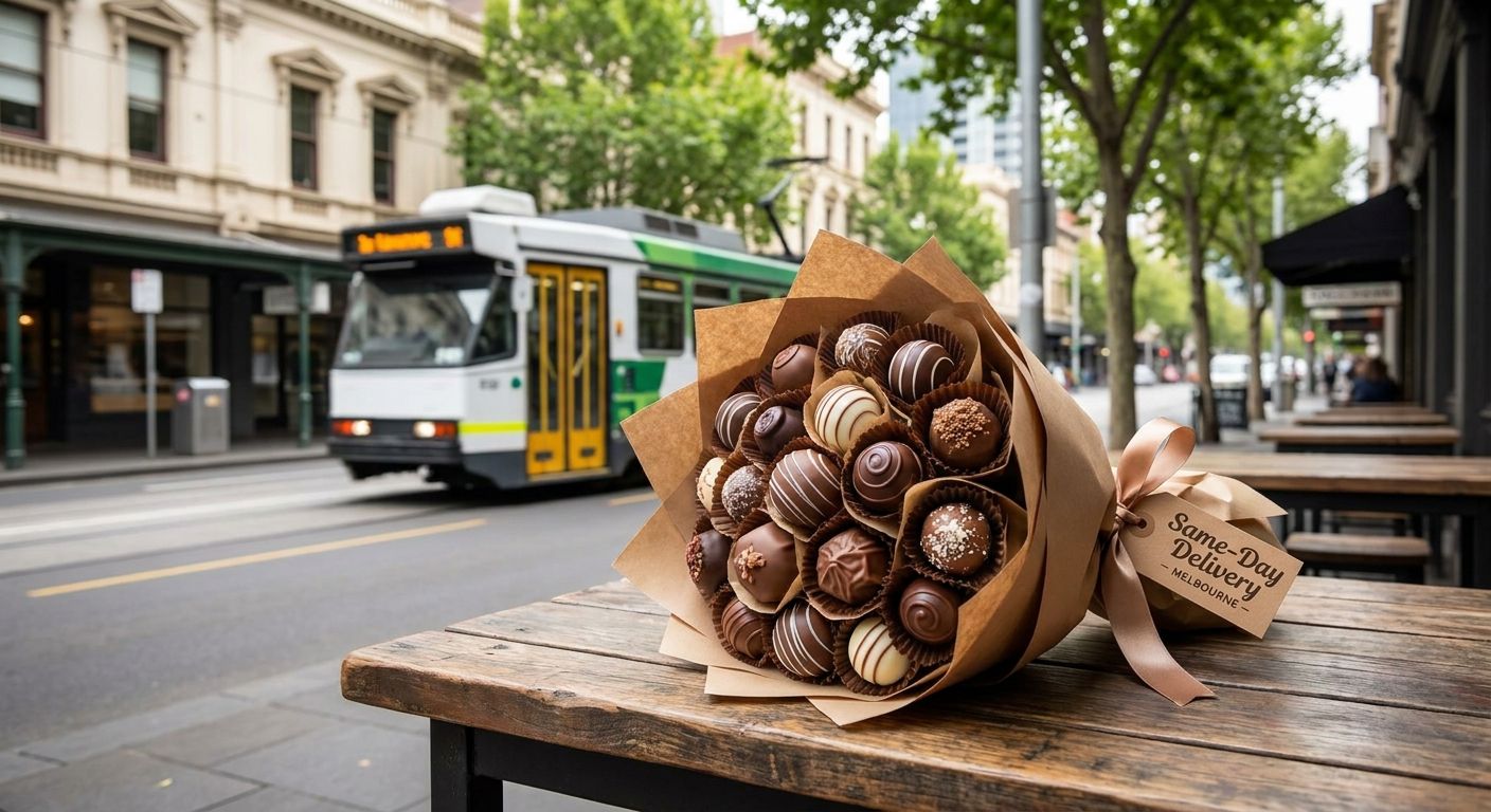 Chocolate bouquets for Melbourne same-day delivery
