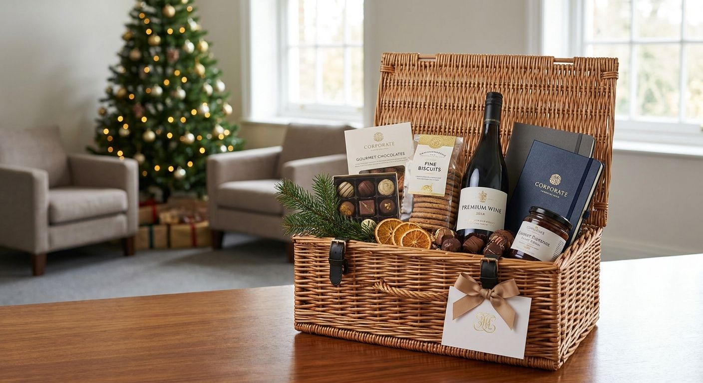 Christmas gift hampers for corporate clients