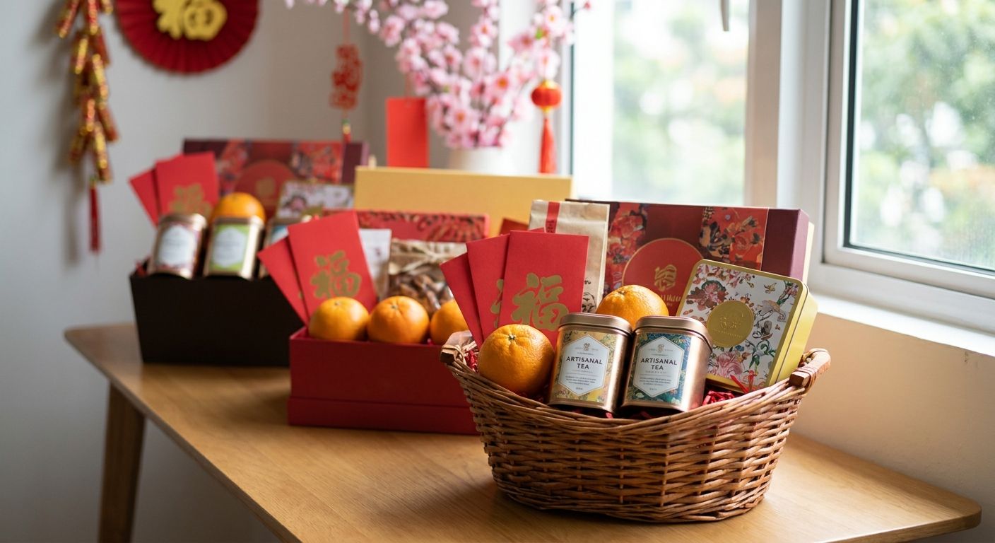 Gift hampers for Lunar New Year celebrations