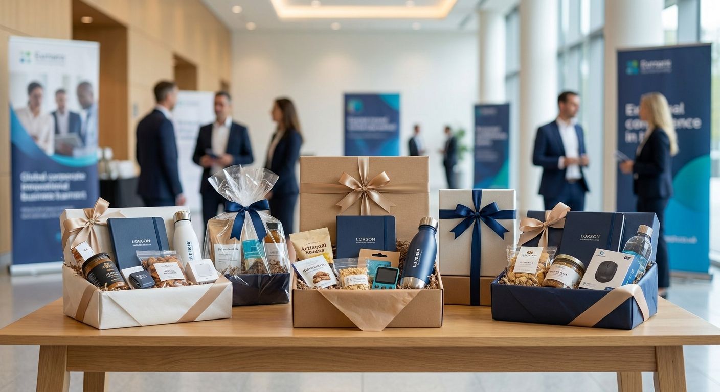 Corporate gift hampers for conference giveaways