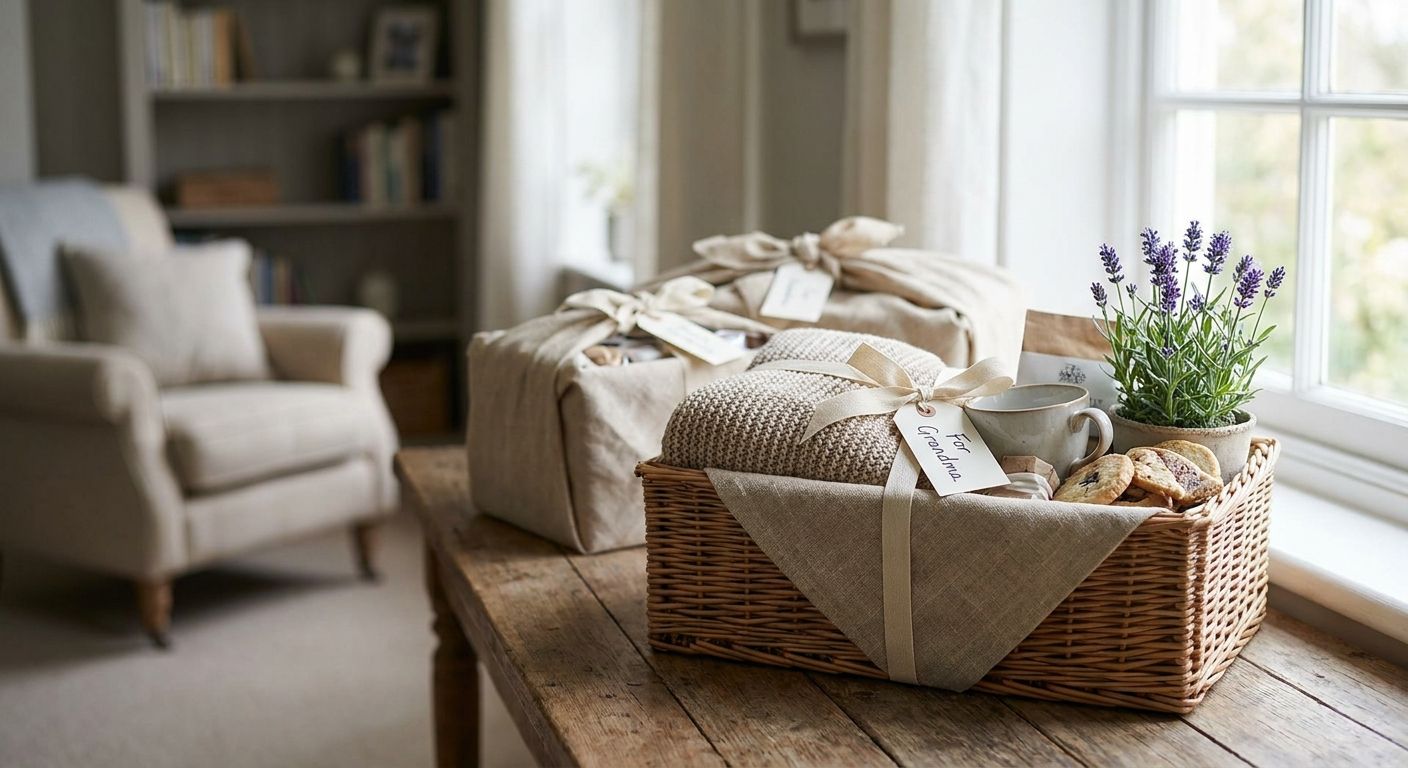 Gift hampers for grandmothers on Mother's Day
