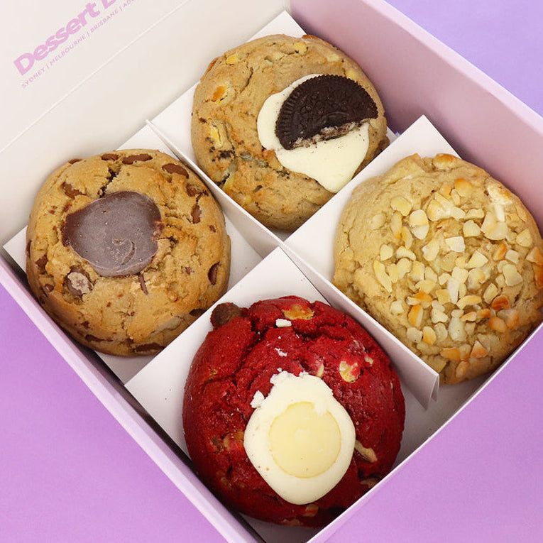 Box of assorted New York Style cookies available nationally