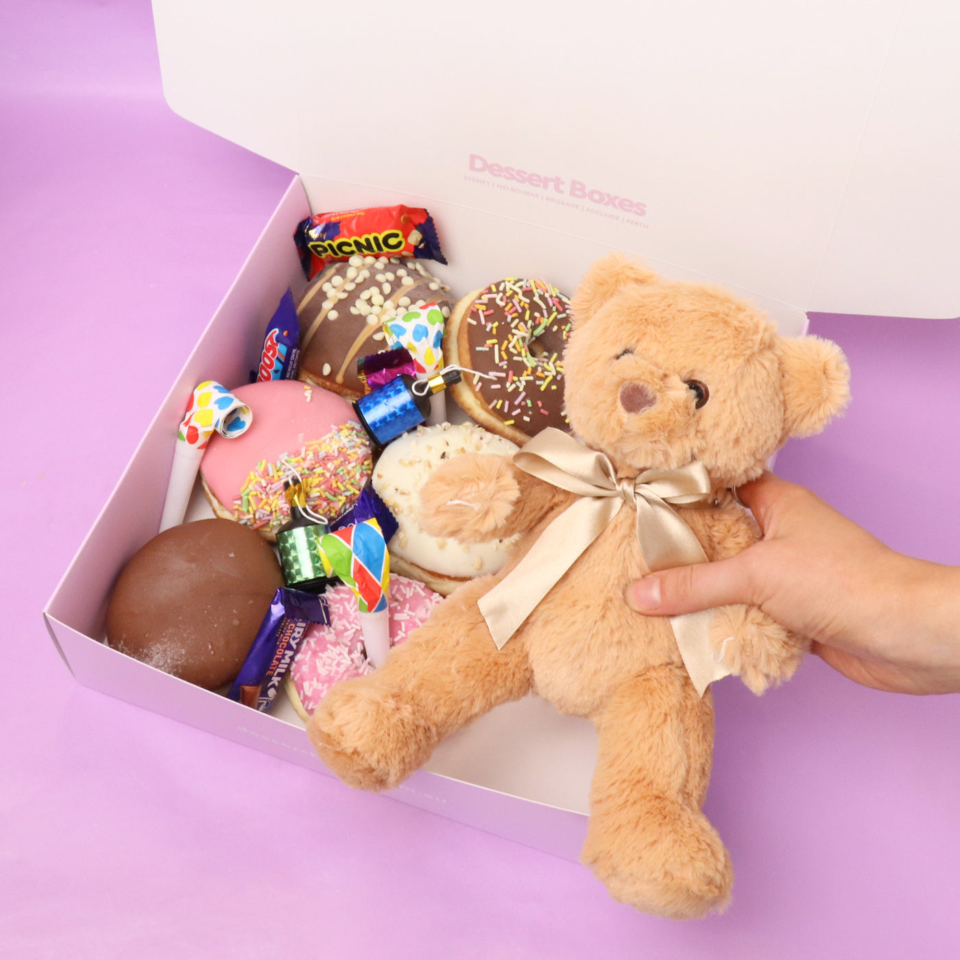 Birthday in a Box with Teddy