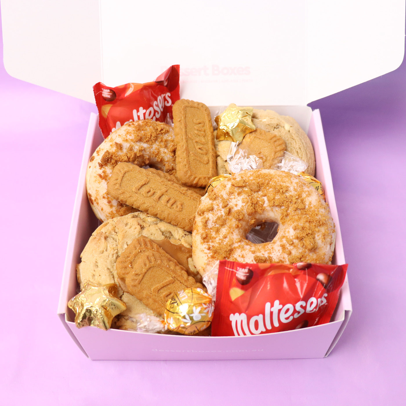 Biscoff Donut Cookie Box