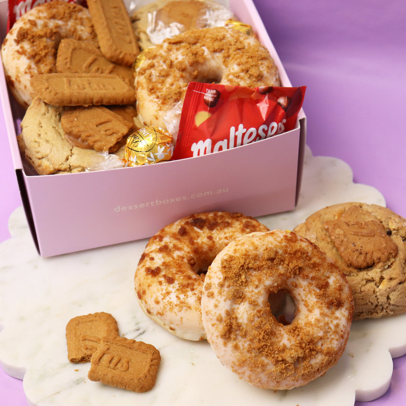 Biscoff Donut Cookie Box