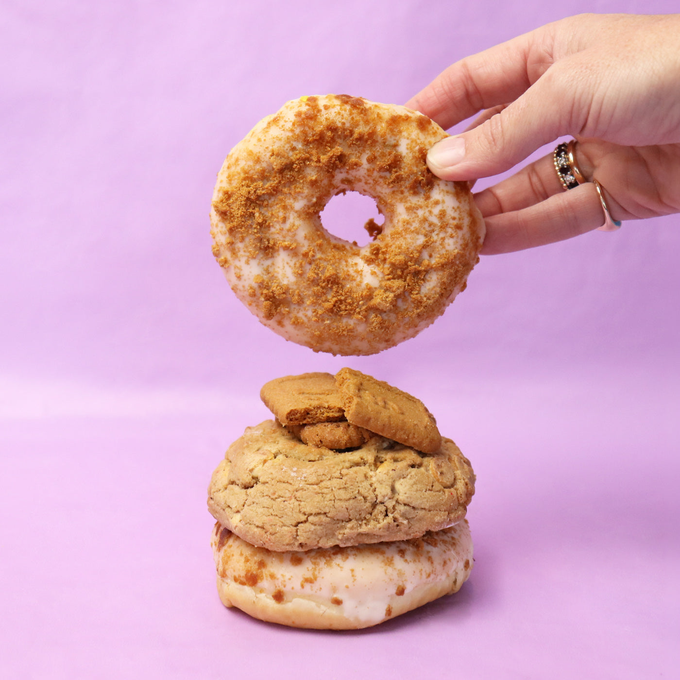Biscoff Donut Cookie Box