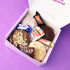Box of chocolate donuts