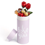 Candy filled love cylinder