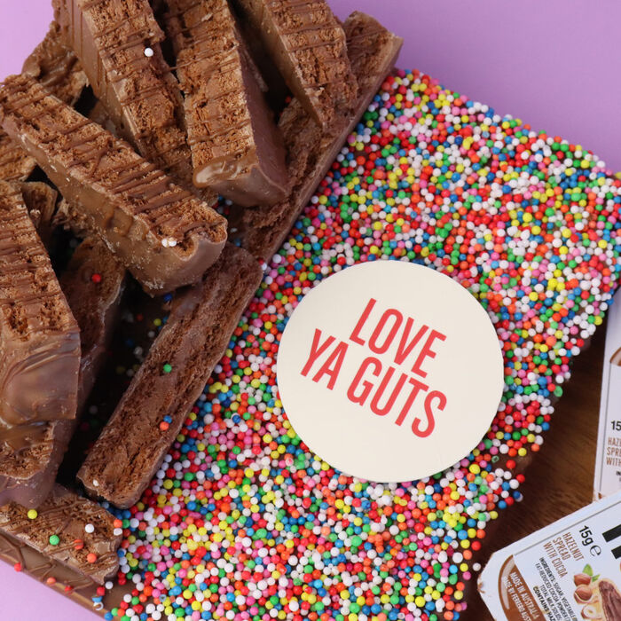 Love Your Guts Tim Tam and Sprinkle Brownie 