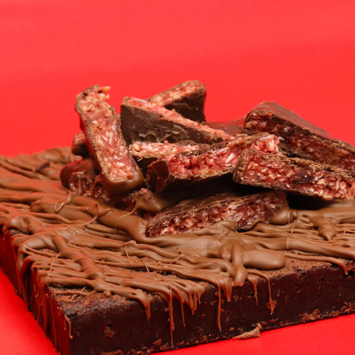 Cherry Ripe Brownie