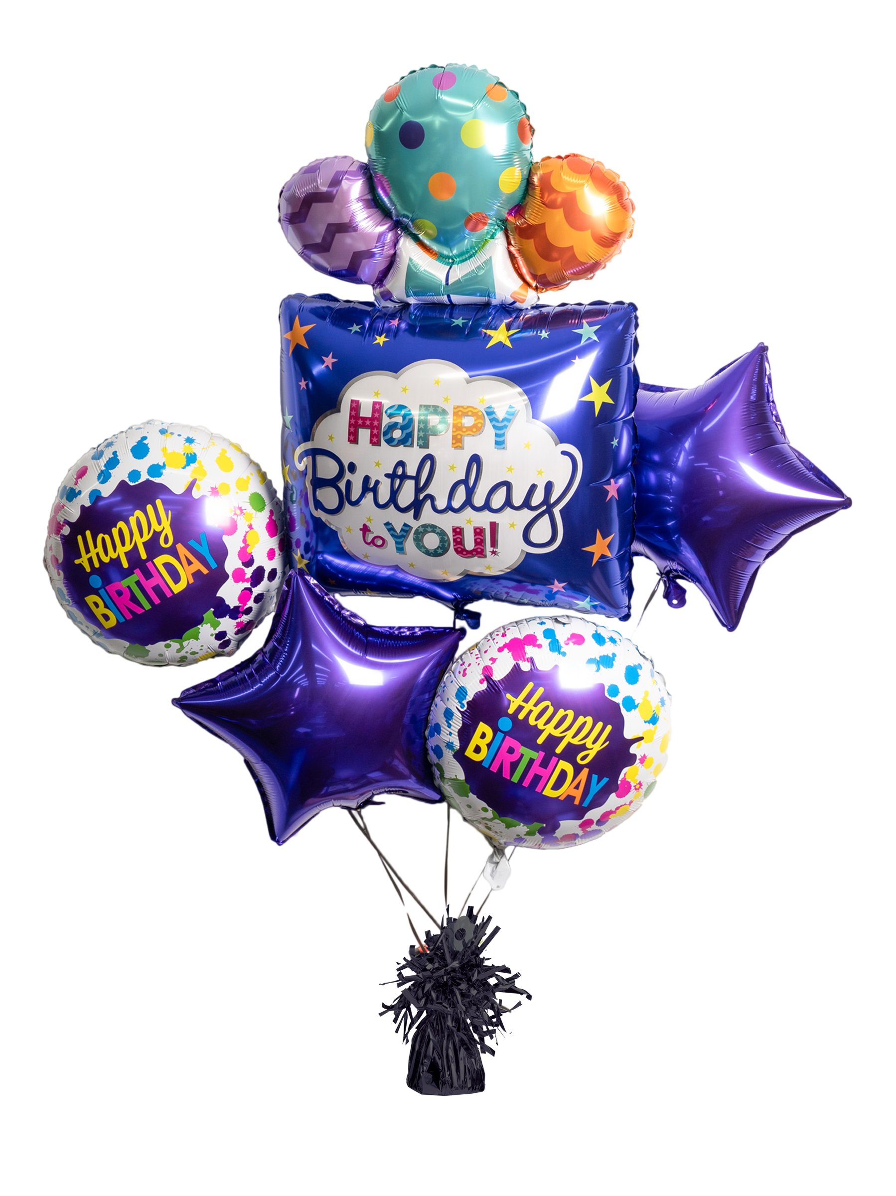 5pc Birthday Balloon Bouquet