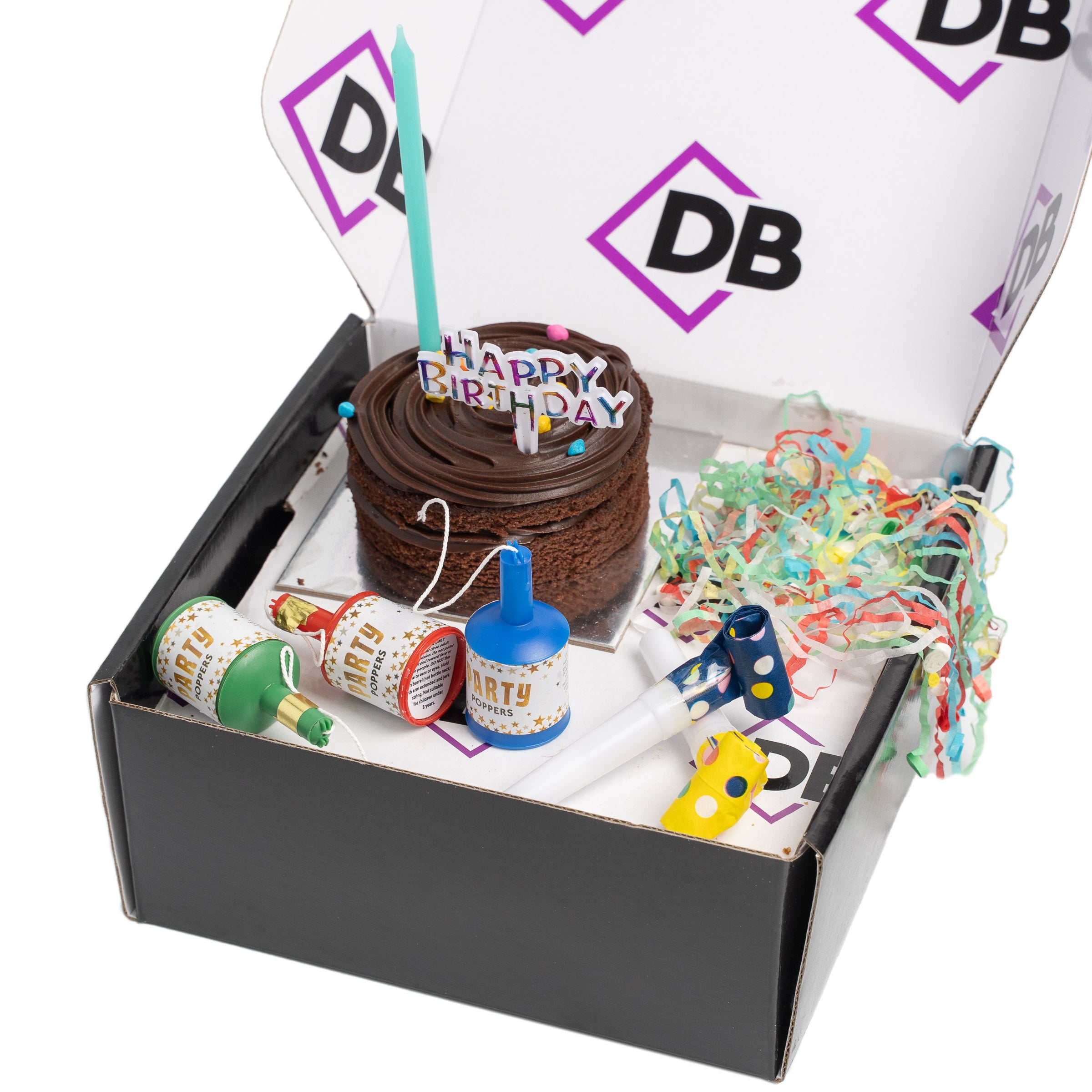 Choc Mud Birthday Cake Box - Sydney and the Gong Only