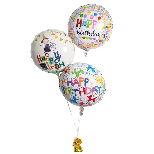 3pc Birthday Balloon Bouquet- SYDNEY & GONG ONLY
