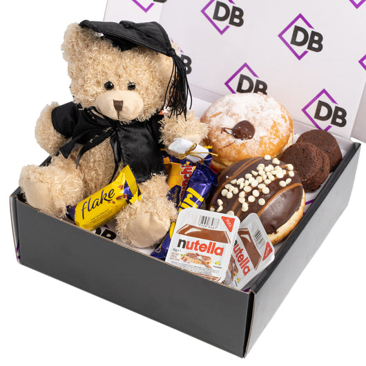 Graduation Donut Box + Teddy Bear