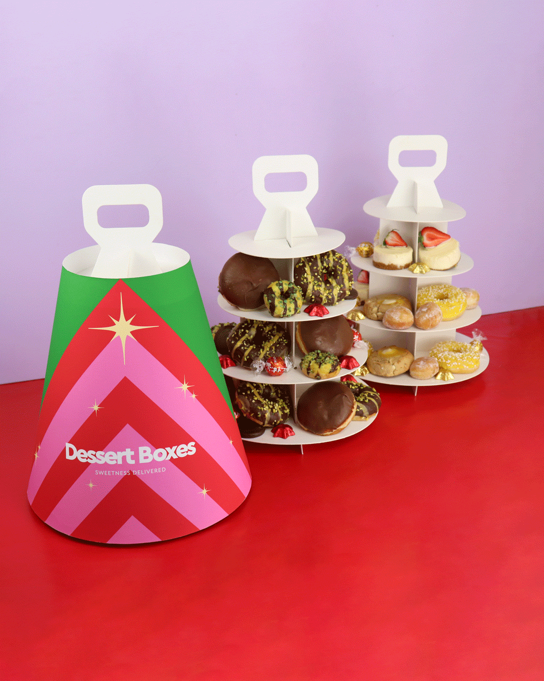 Dubai Chocolate Christmas Tower