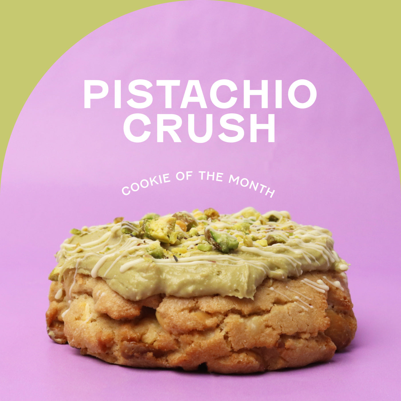 Pistachio Crush Cookie of the Month 