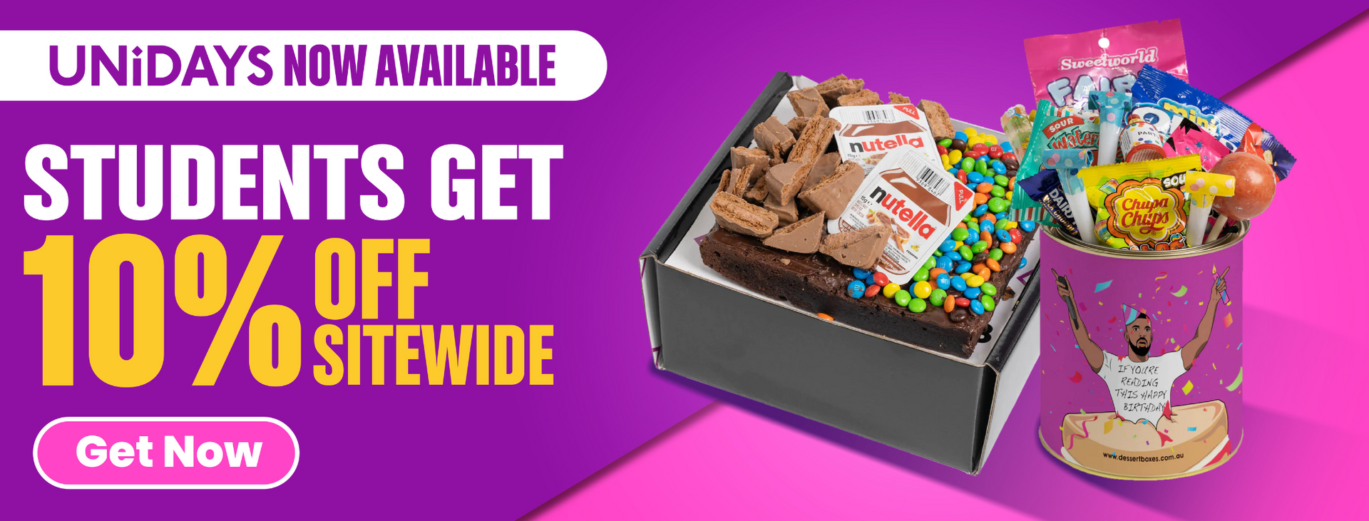 Dessert Boxes Australia Brownies, Cookies & Donuts Delivery