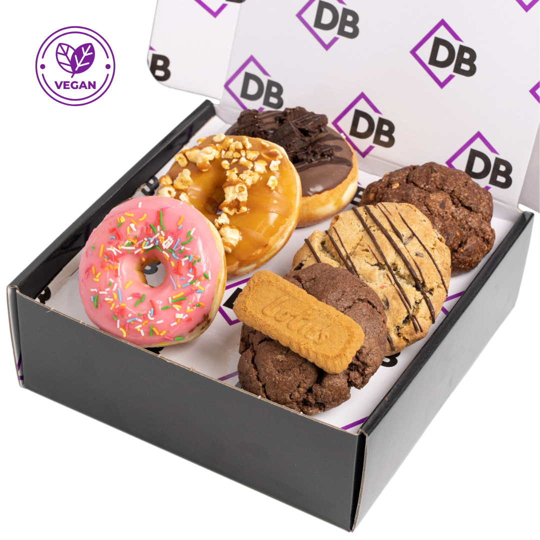 6 Vegan Donuts and Cookies Box - Sydney and the Gong Only