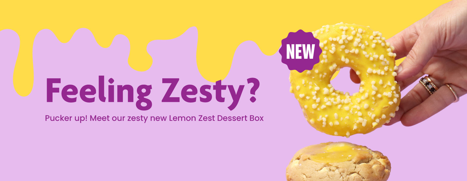 Lemon Donut Cookie Dessert Box Delivery