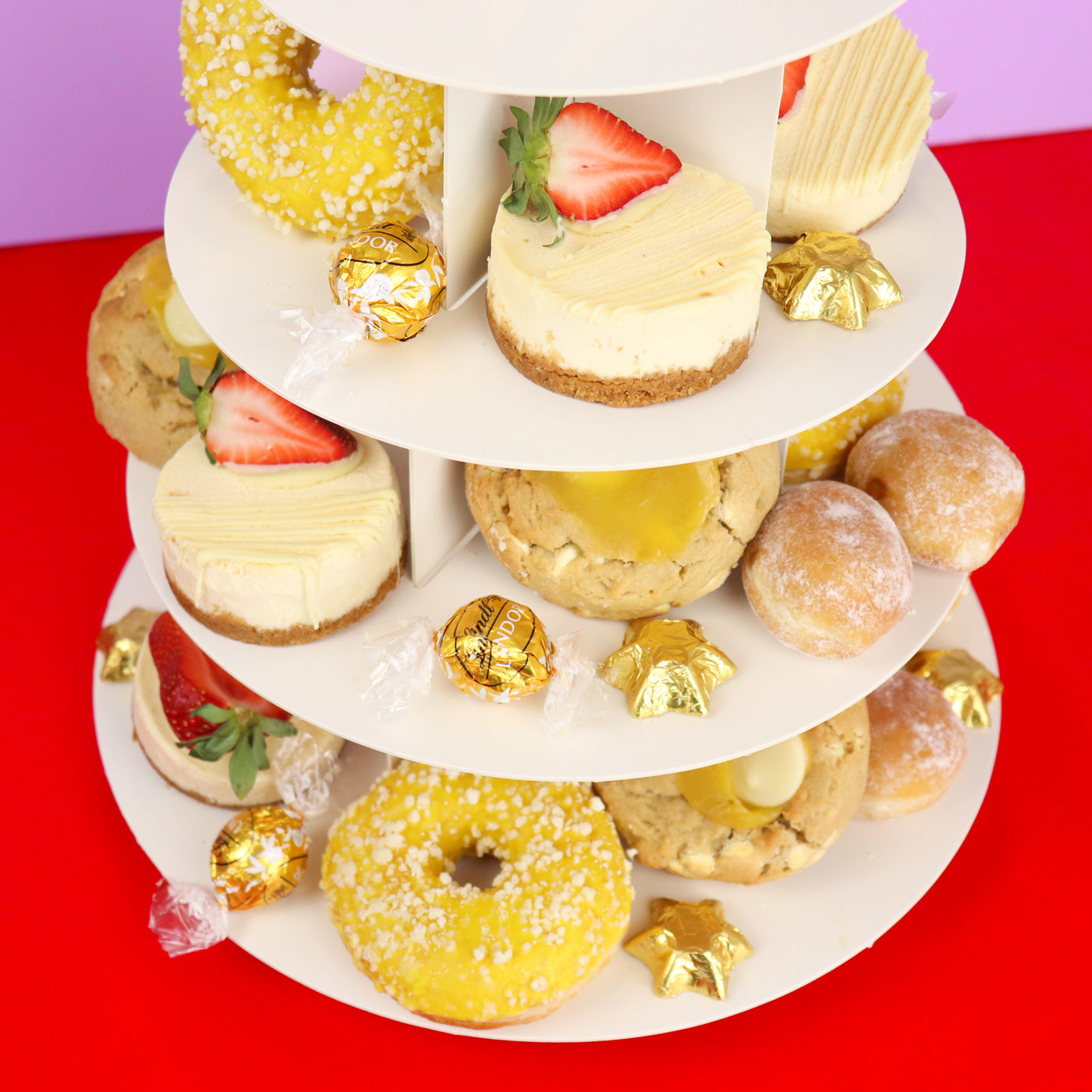 White Chocolate Christmas Tower
