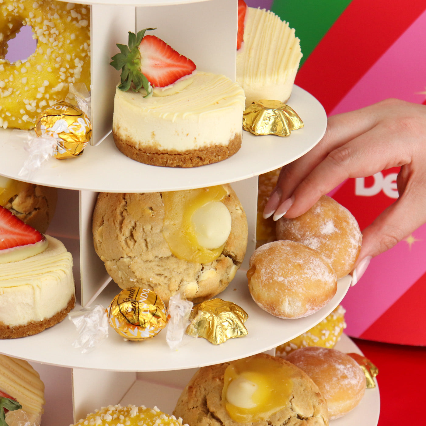 White Chocolate Christmas Tower