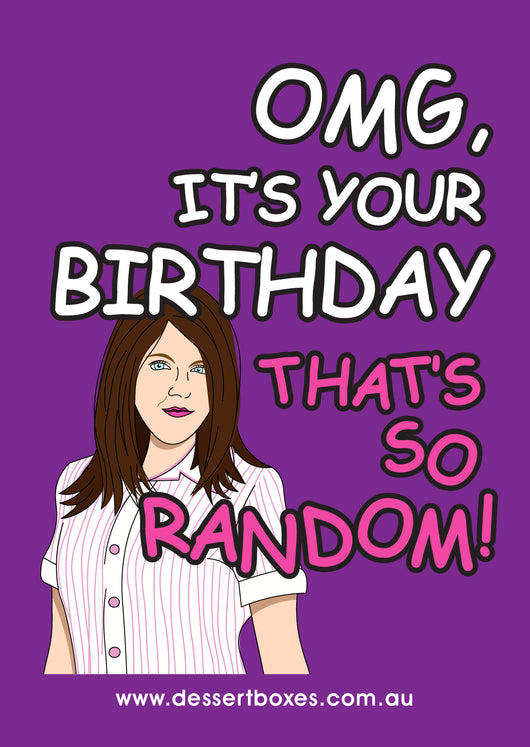 That's So Random Birthday Card