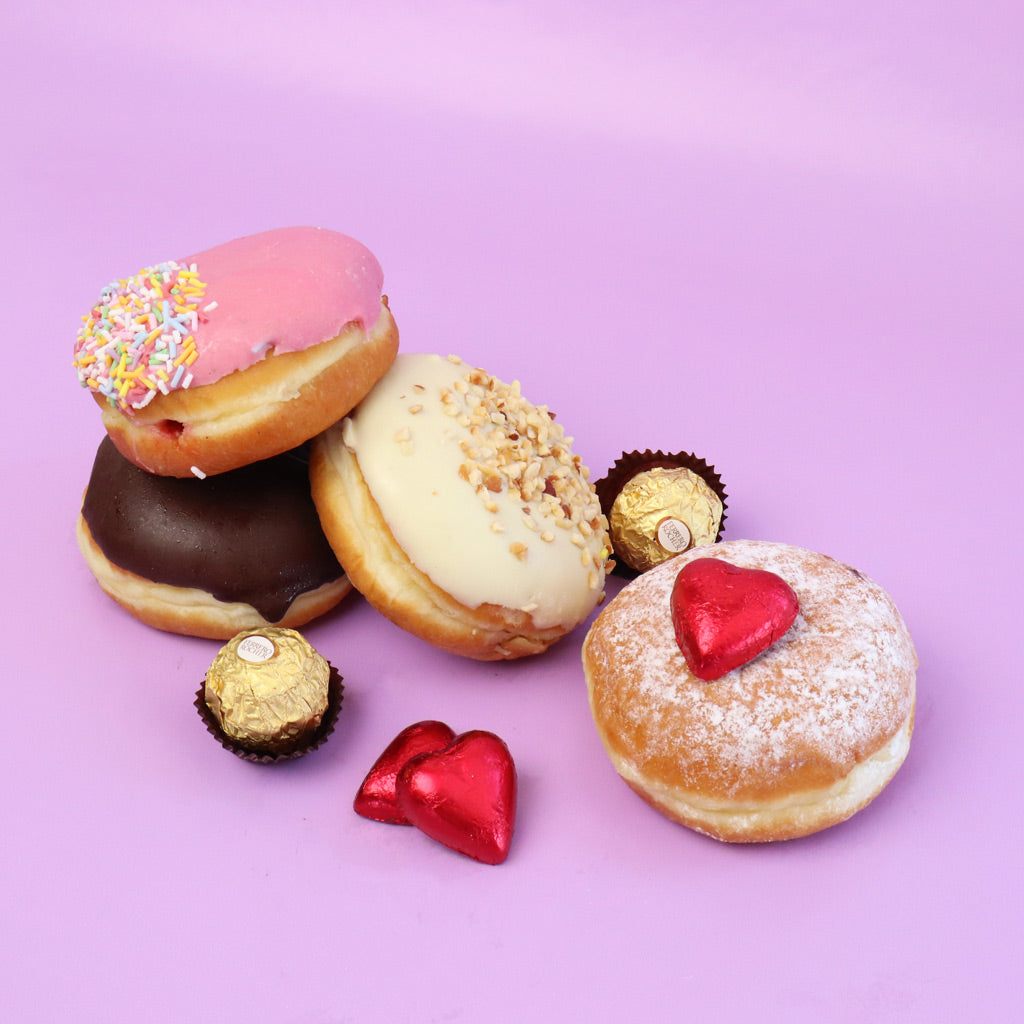 Donut and Brookie Heart Box