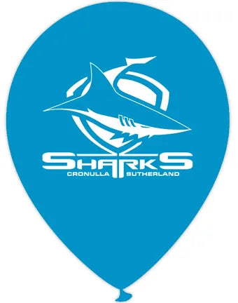 2X NRL Sharks Balloons