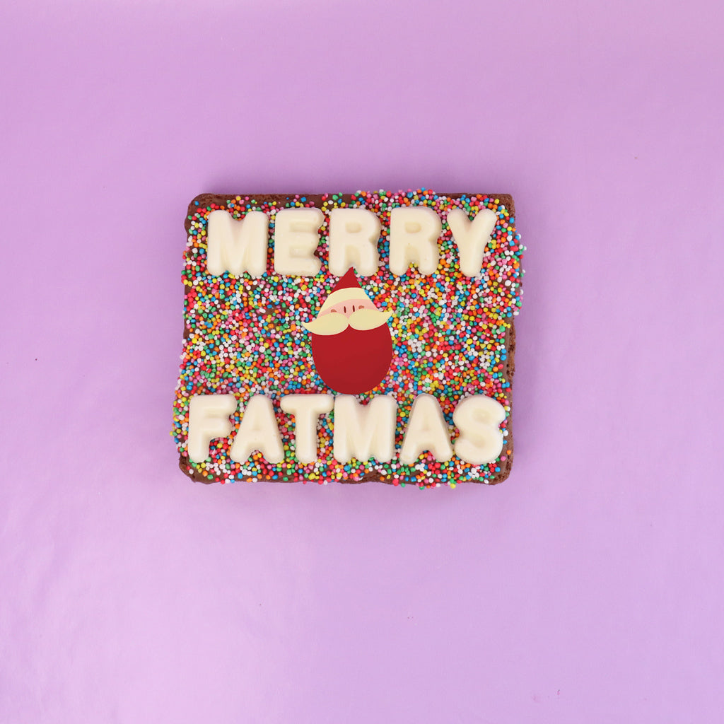 Merry Fatmas Brownie