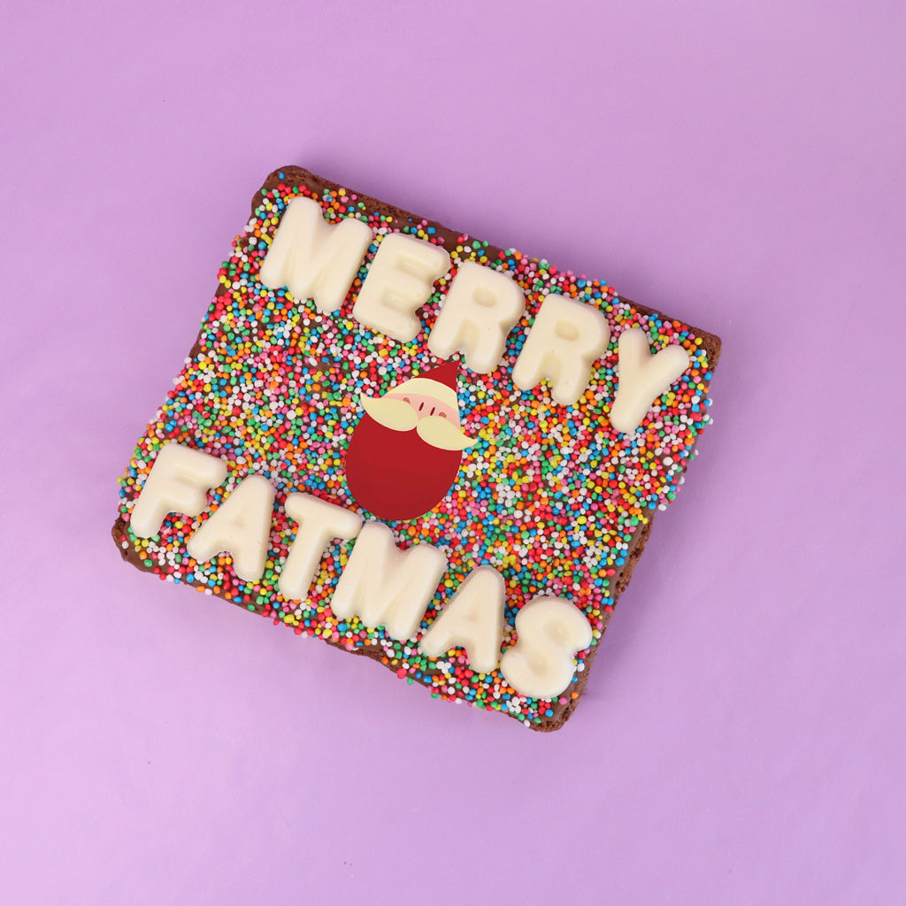 Merry Fatmas Brownie