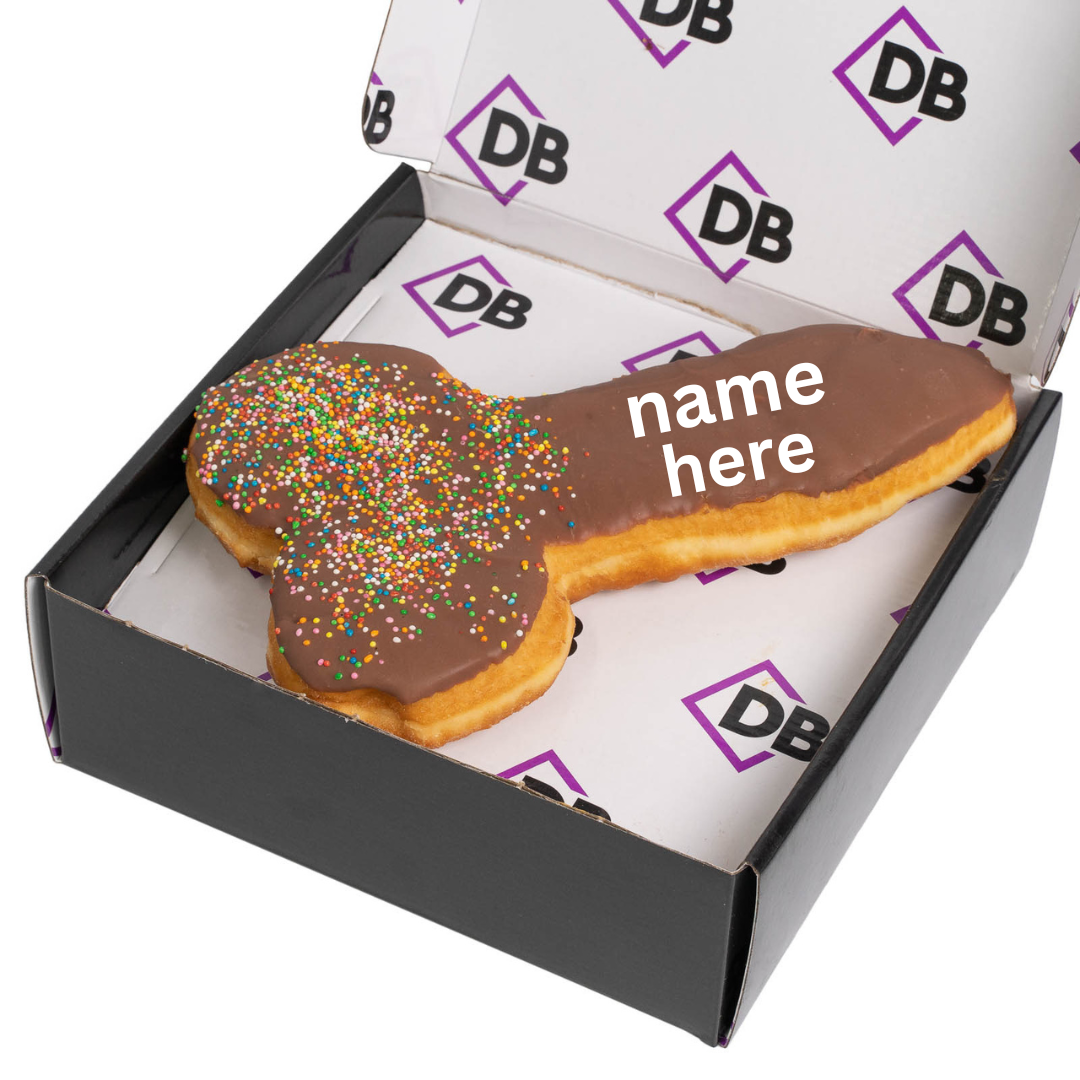 BBC Donut with Personalised Name - Sydney and the Gong Only