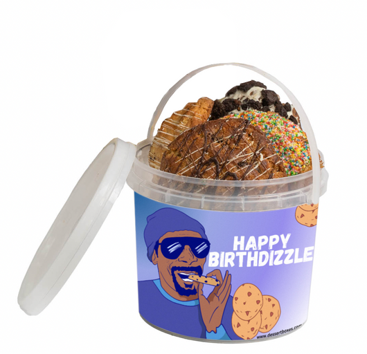 Birthday Snoop Cookie Bucket - AUS wide