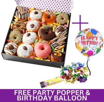 Big D + FREE Party Popper and Birthday Balloon Bundle