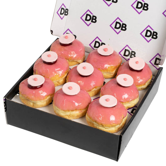 9 pack of Boob Donuts