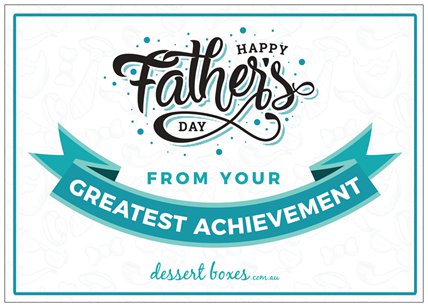 Greatest Achievement Father's Day Card (1416330608737)